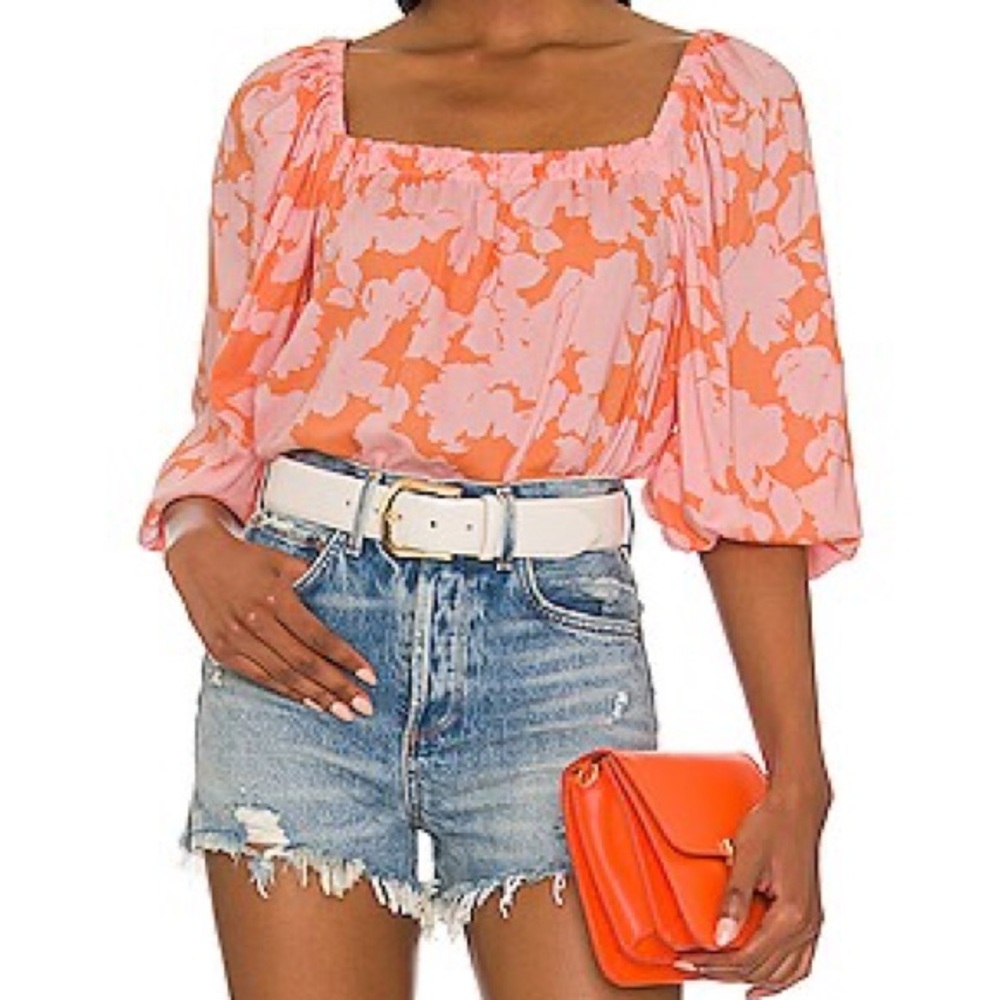 Sanctuary Spring Square Neck Blouse